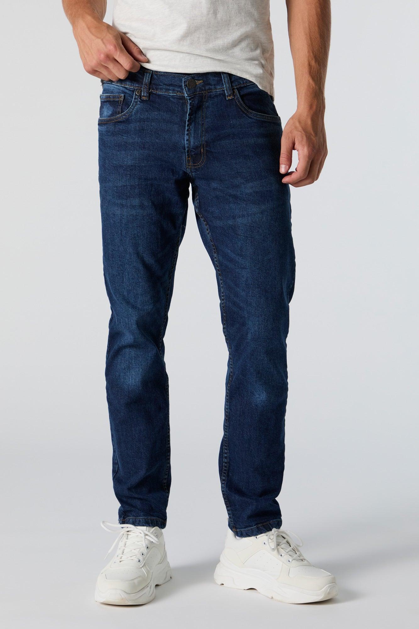 Dark Wash Athletic Jean Male Product Image