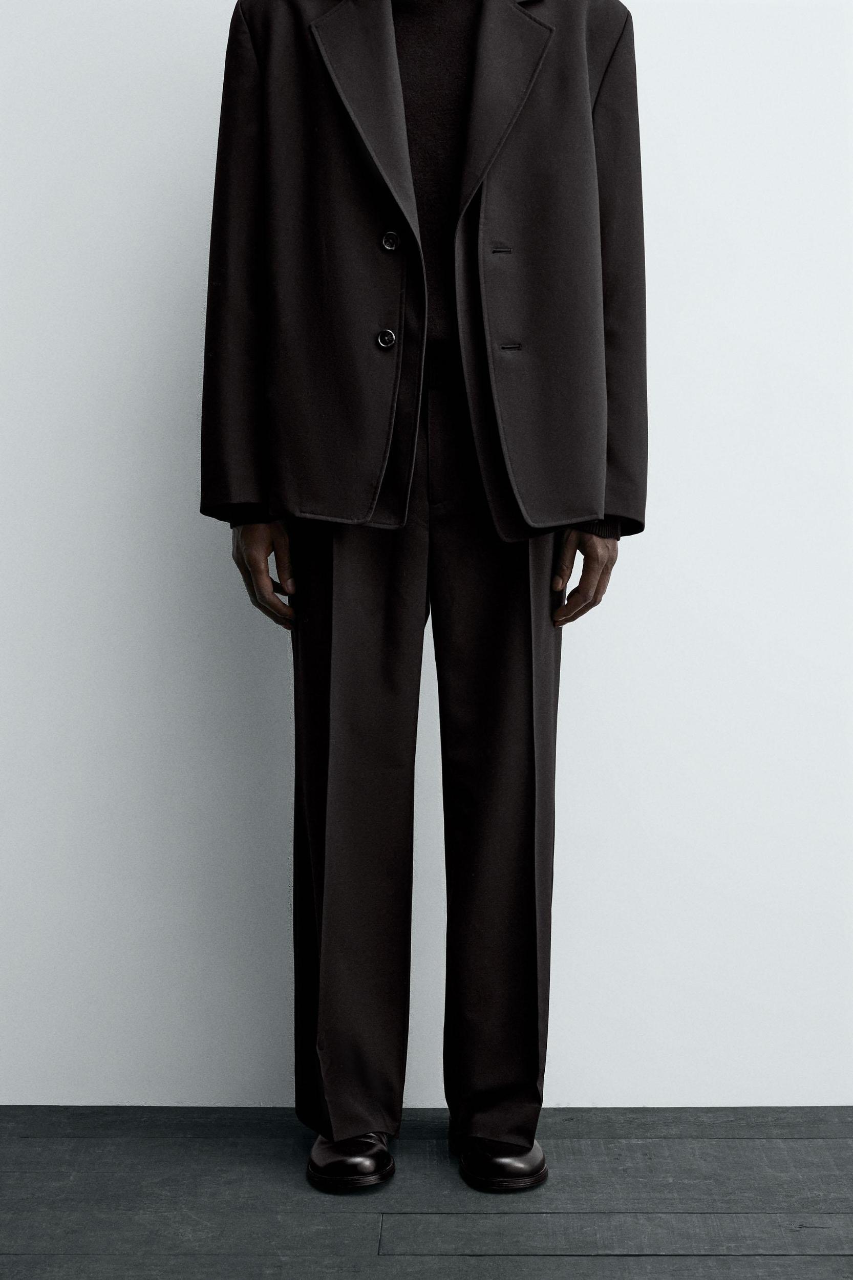 PLEATED SUIT PANTS Product Image