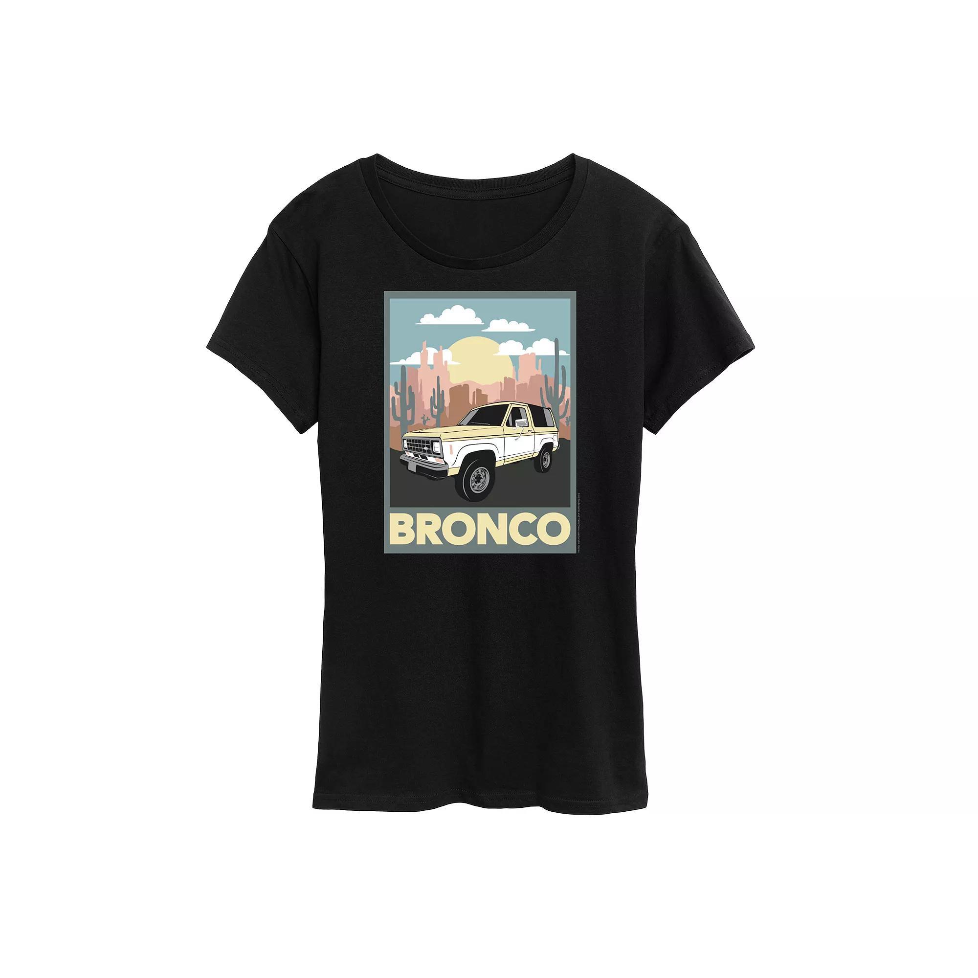 Women's Ford Bronco Desert Graphic Tee, Size: XXL, Black Product Image