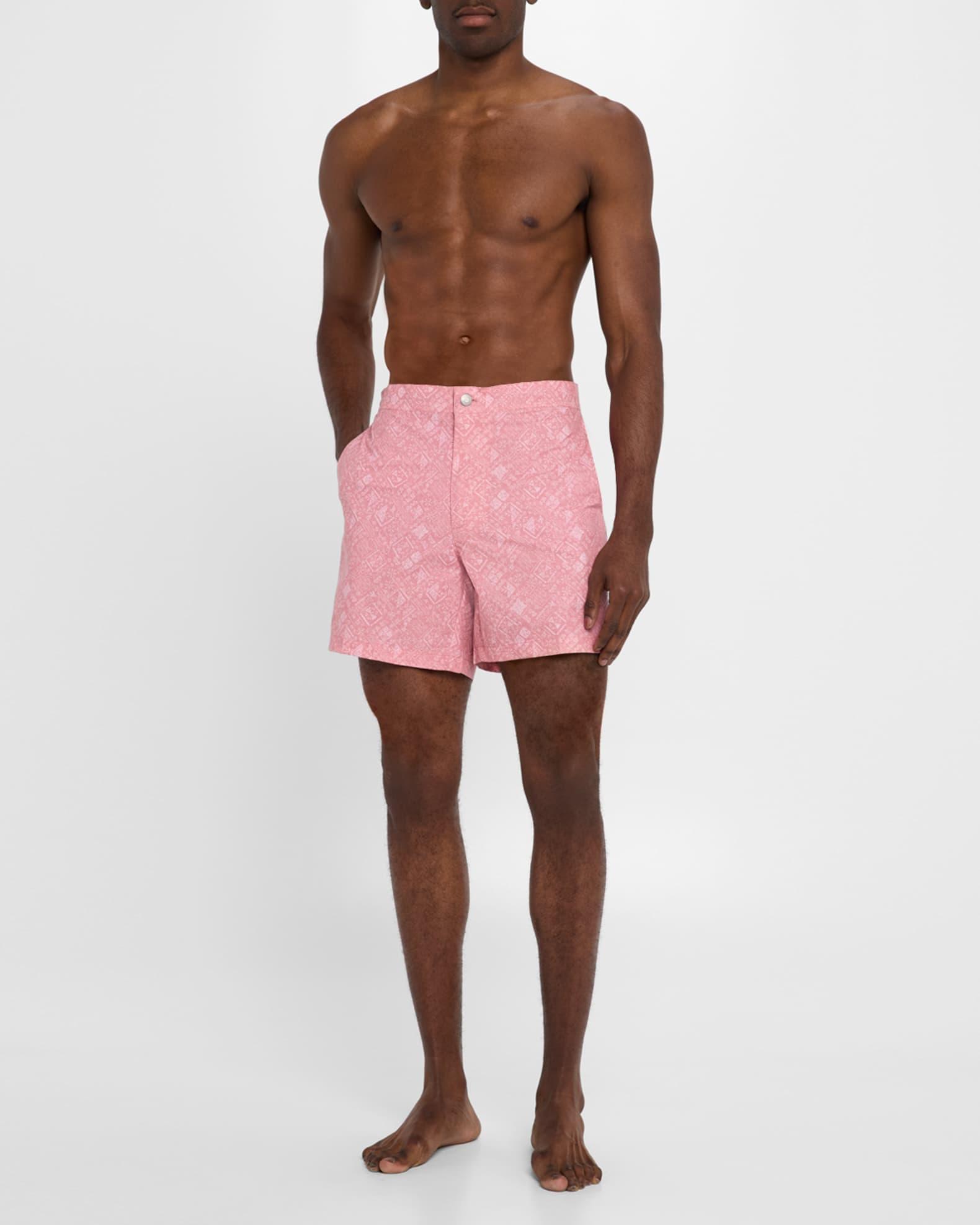 Men's Mosaic Stretch Swim Trunks Product Image