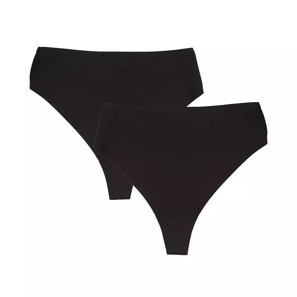 Naomi & Nicole® Shapewear Light Shaping 2-Pack Thong 7538P, Women's,  Product Image