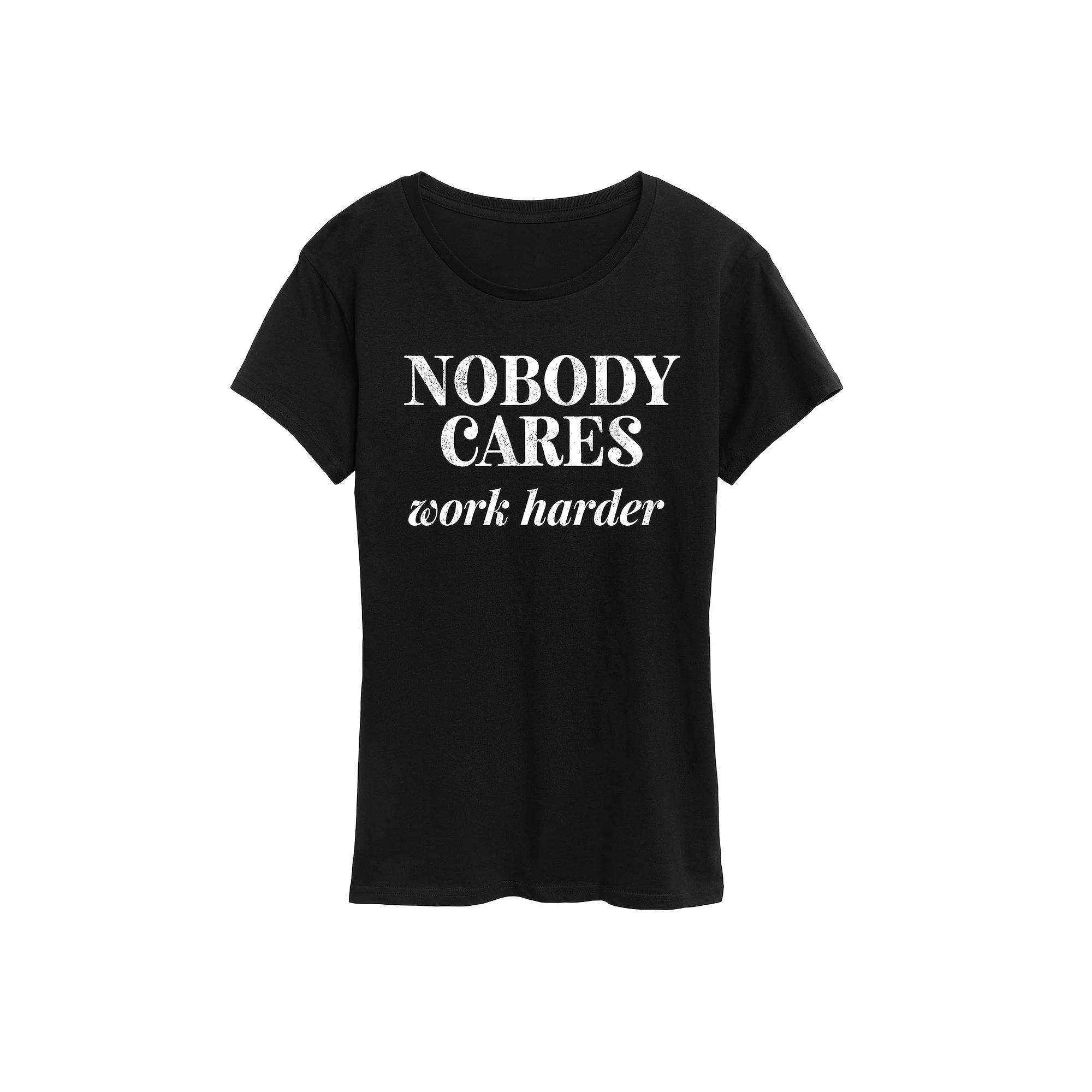 Women's Nobody Cares Graphic Tee,  Product Image