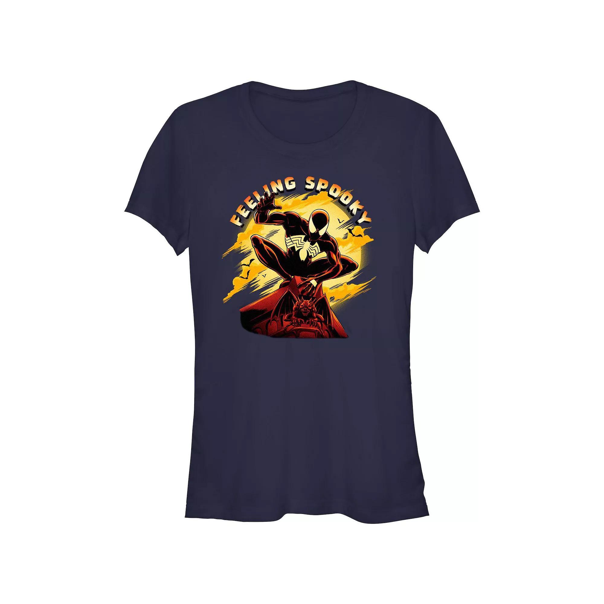 Juniors' Marvel Spider-Man Vemon Feeling Spooky Fitted Graphic Tee, Girl's,  Product Image