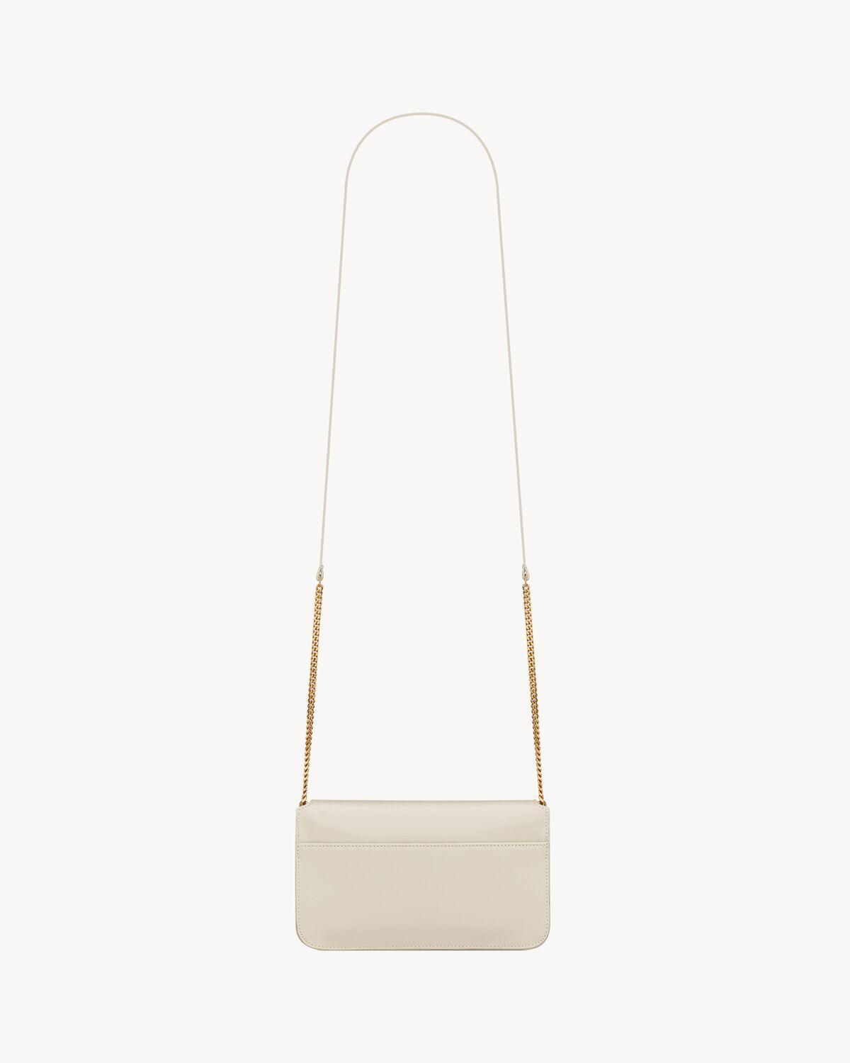 CASSANDRE phone holder in smooth leather | Saint Laurent | YSL.com Product Image