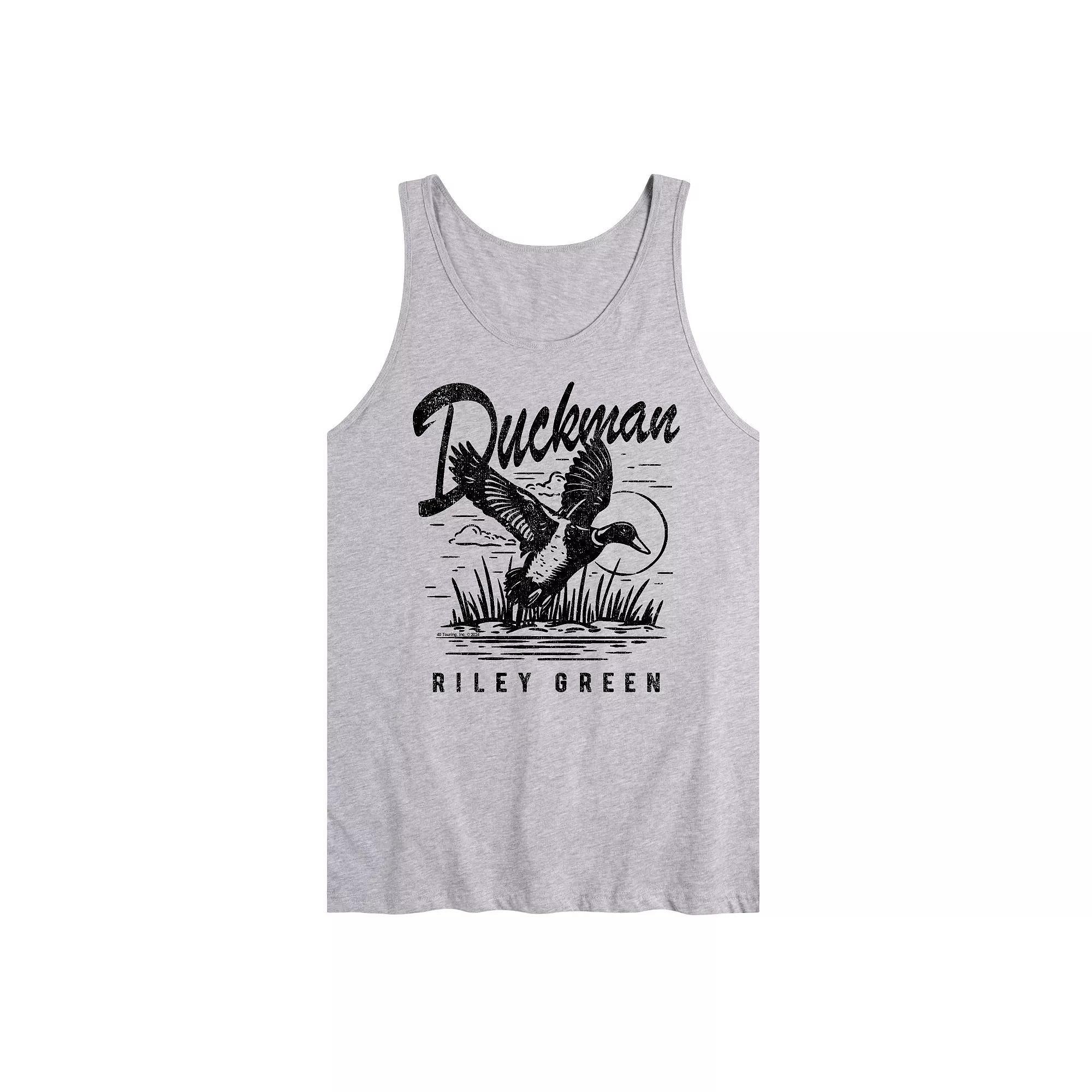 Men's Riley Green Duckman Graphic Tank Top,  Product Image