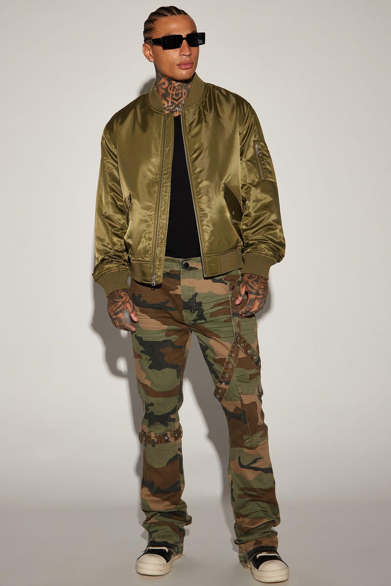 Classic Bomber Jacket - Olive Product Image
