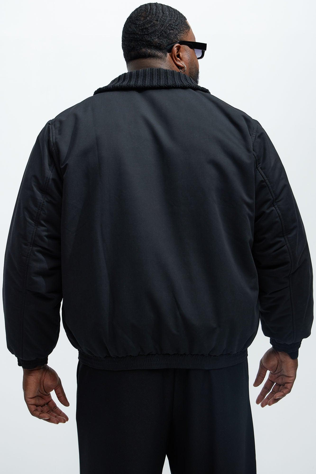 Back To U Bomber Jacket - Black Product Image