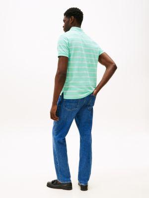 Regular Fit Stripe Wicking Polo Product Image