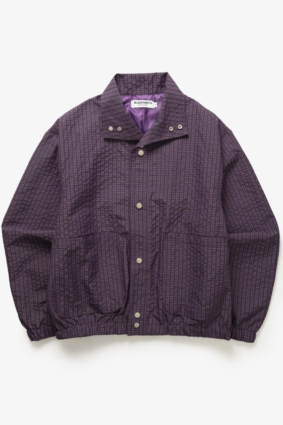 Blacksmith - Cropped Fairway Jacket - Purple Product Image