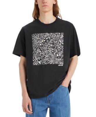 Men's Levi's® Relaxed Fit Short-Sleeve Graphic Tee, Size: Small, Floral Black Product Image