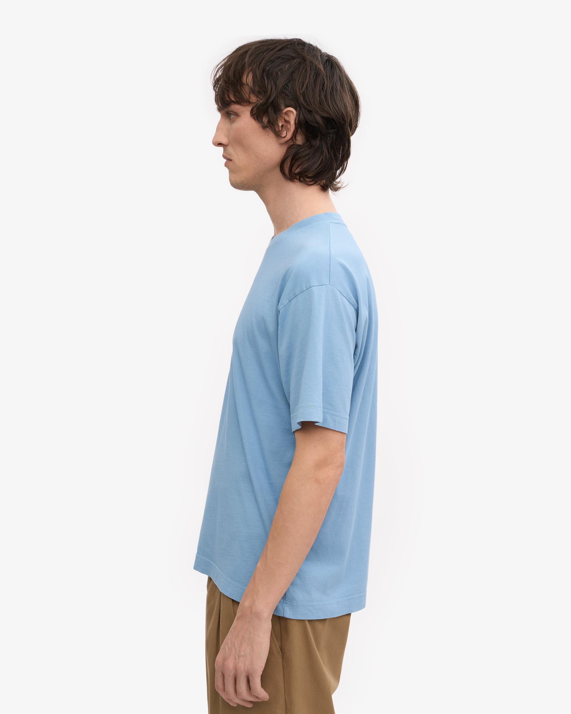 Oversized Organic T-Shirt - Seaside Blue Product Image