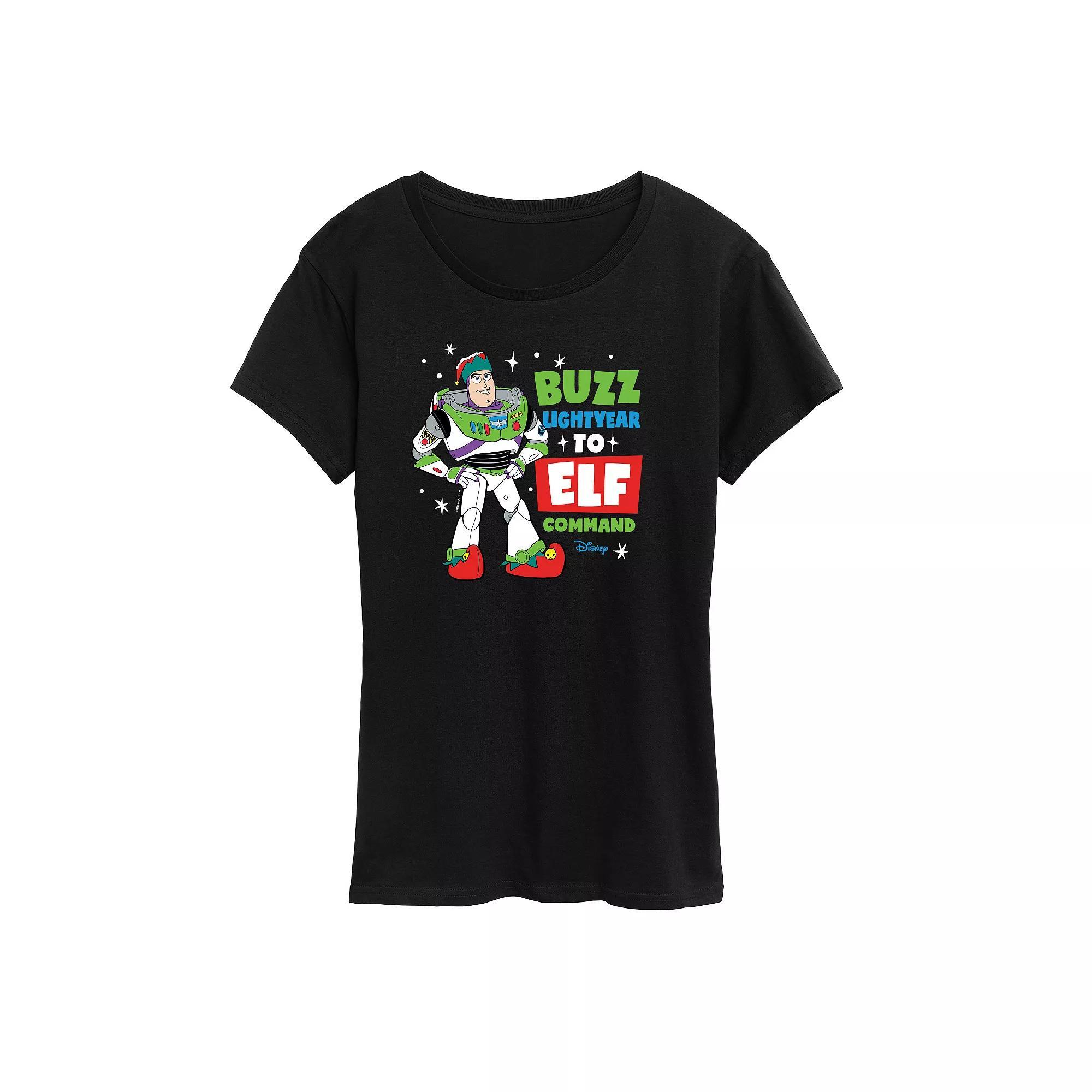 Disney / Pixar's Toy Story Women's Elf Command Graphic Tee, Girl's,  Product Image