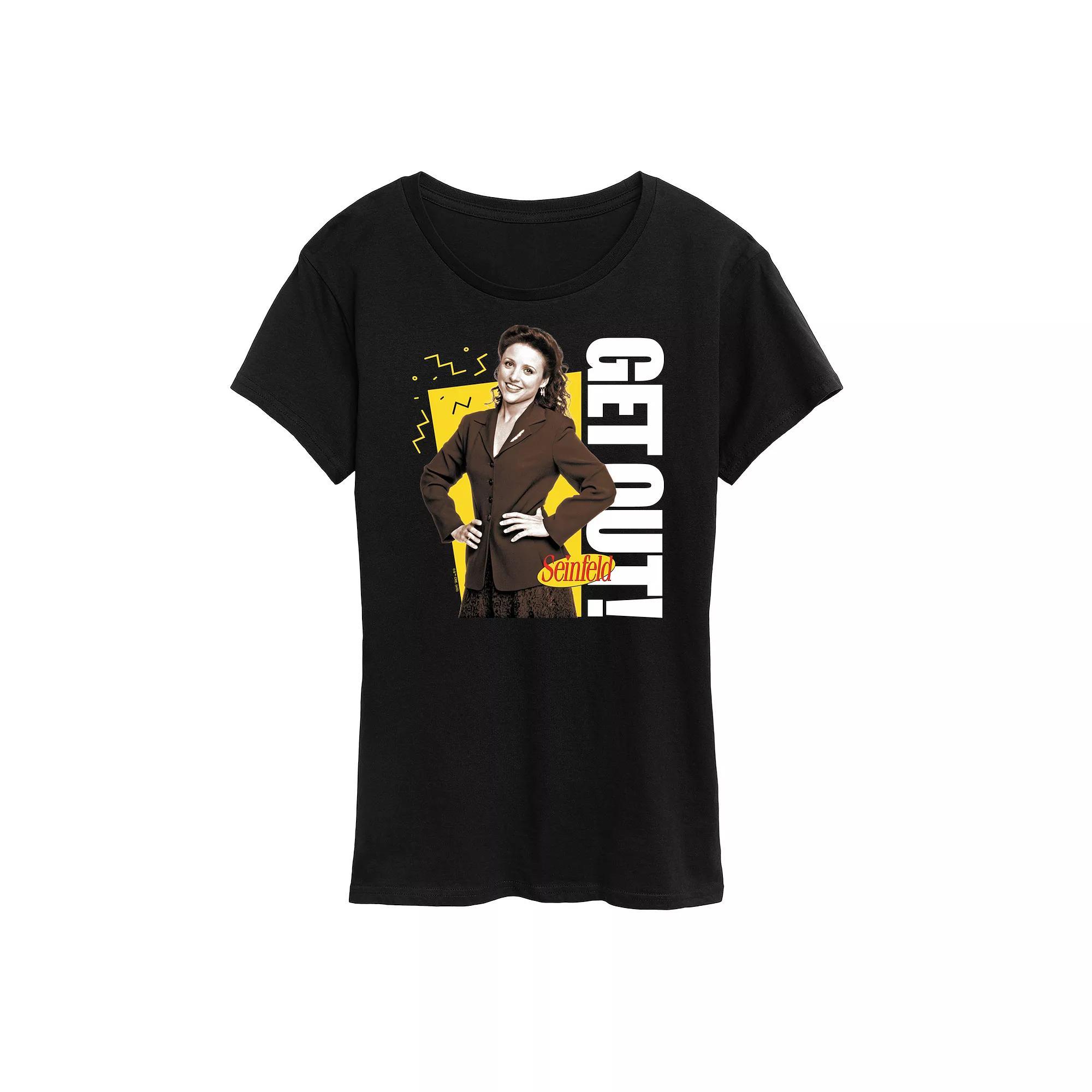 Women's Seinfeld Elaine Get Out Graphic Tee,  Product Image