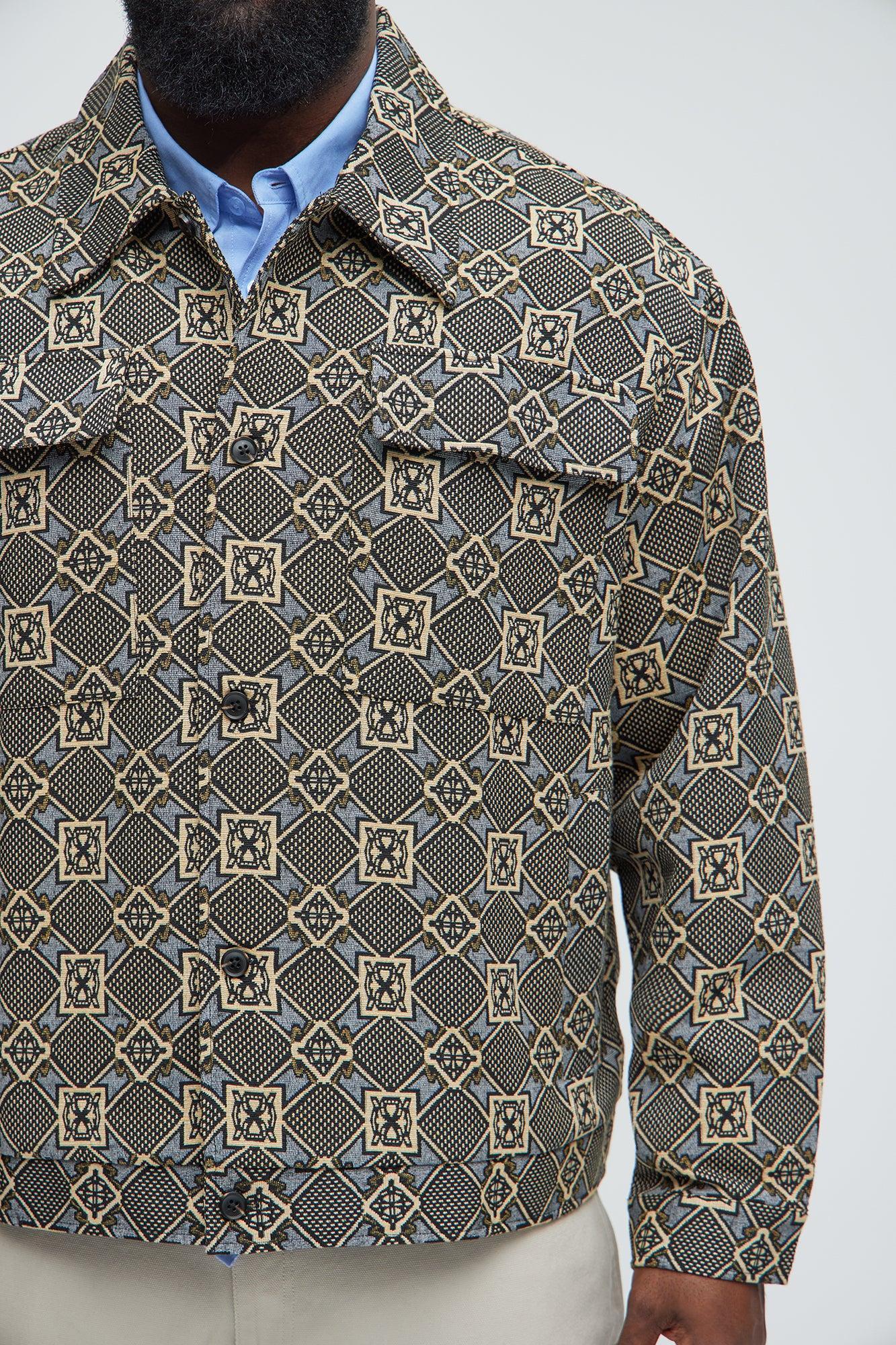 Slippin Away Tapestry Zip Jacket - Multi Color Product Image