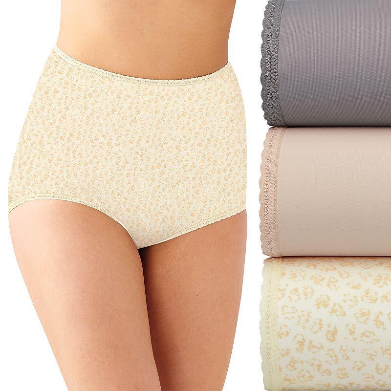 Bali Skimp Skamp 3-Pack Brief Underwear DFA633, Womens Product Image