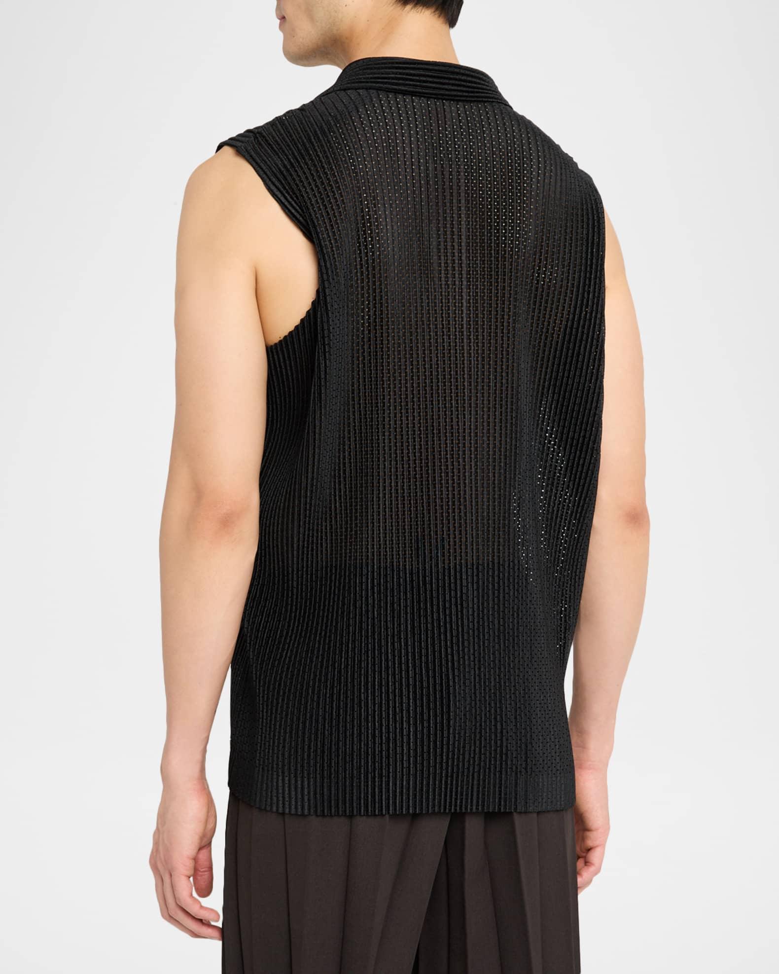 Men's Sleeveless Mesh Shirt Product Image