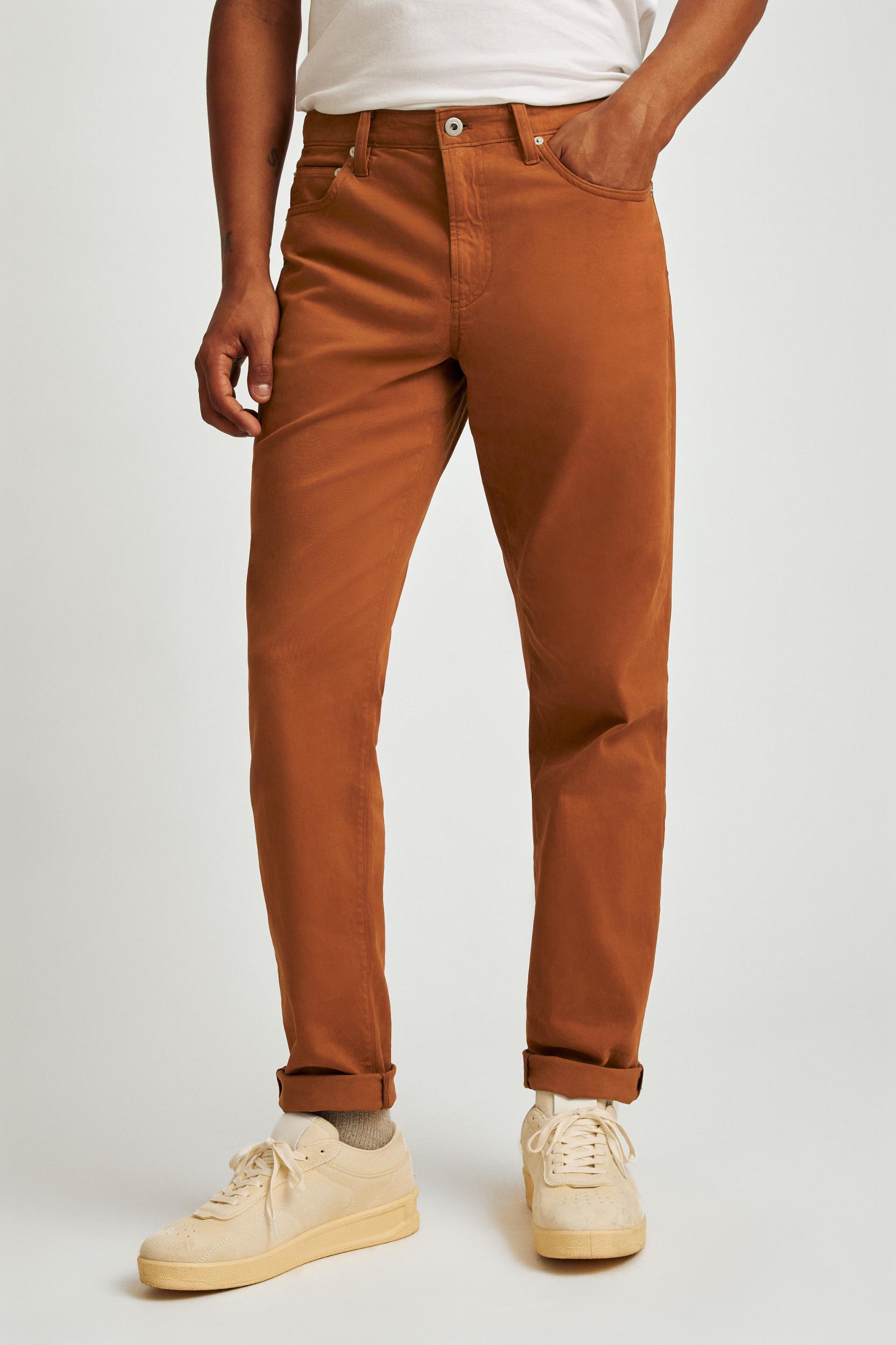 Italian Brushed 5-Pocket Pants Product Image