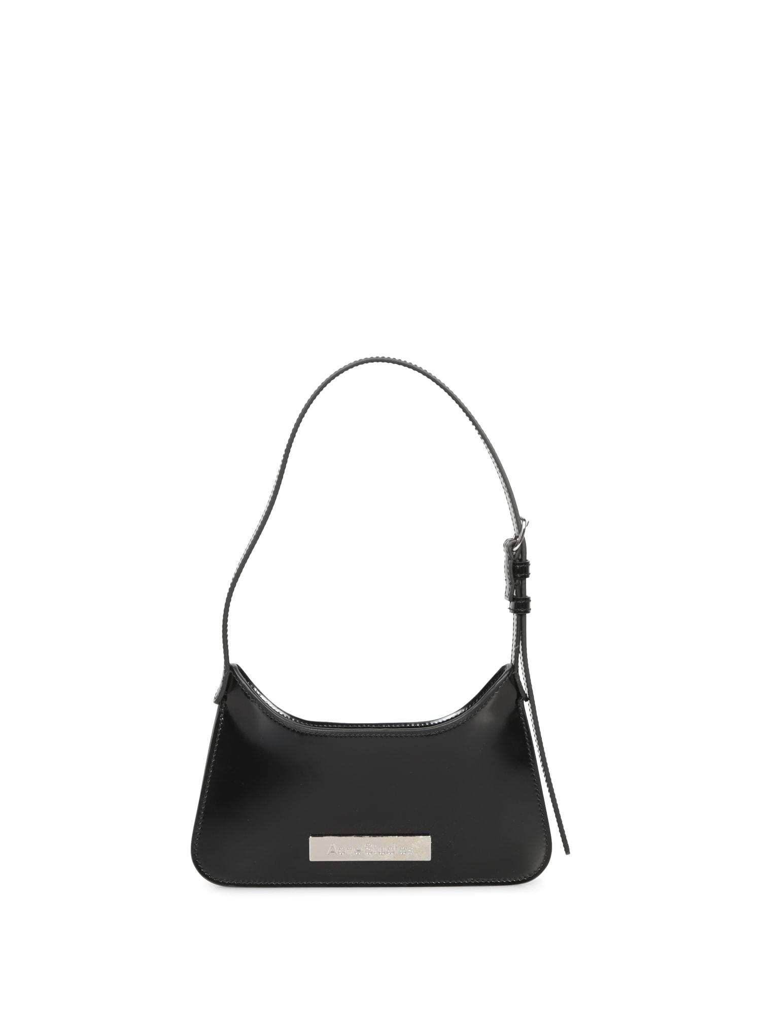 ACNE STUDIOS Platt Micro Shoulder Bag In Black Product Image