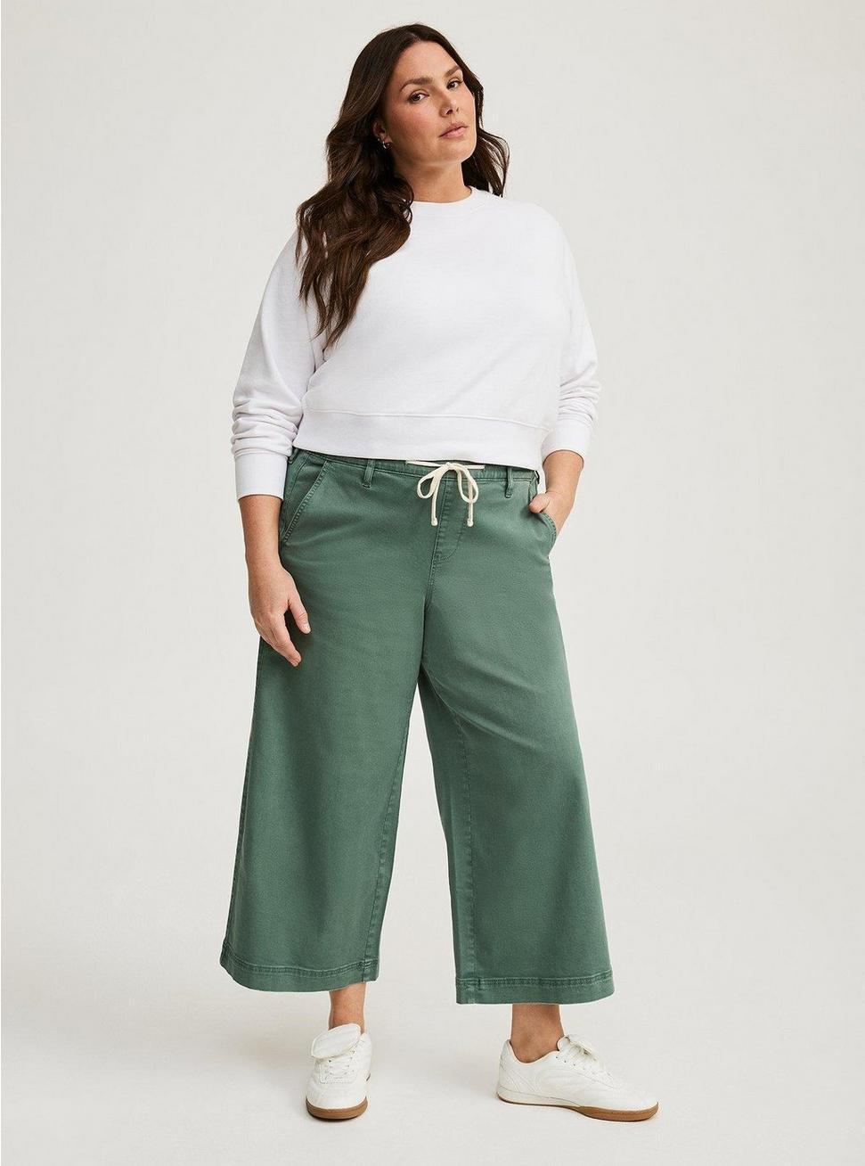 Weekend Wide Leg Ankle Crop Pants Product Image