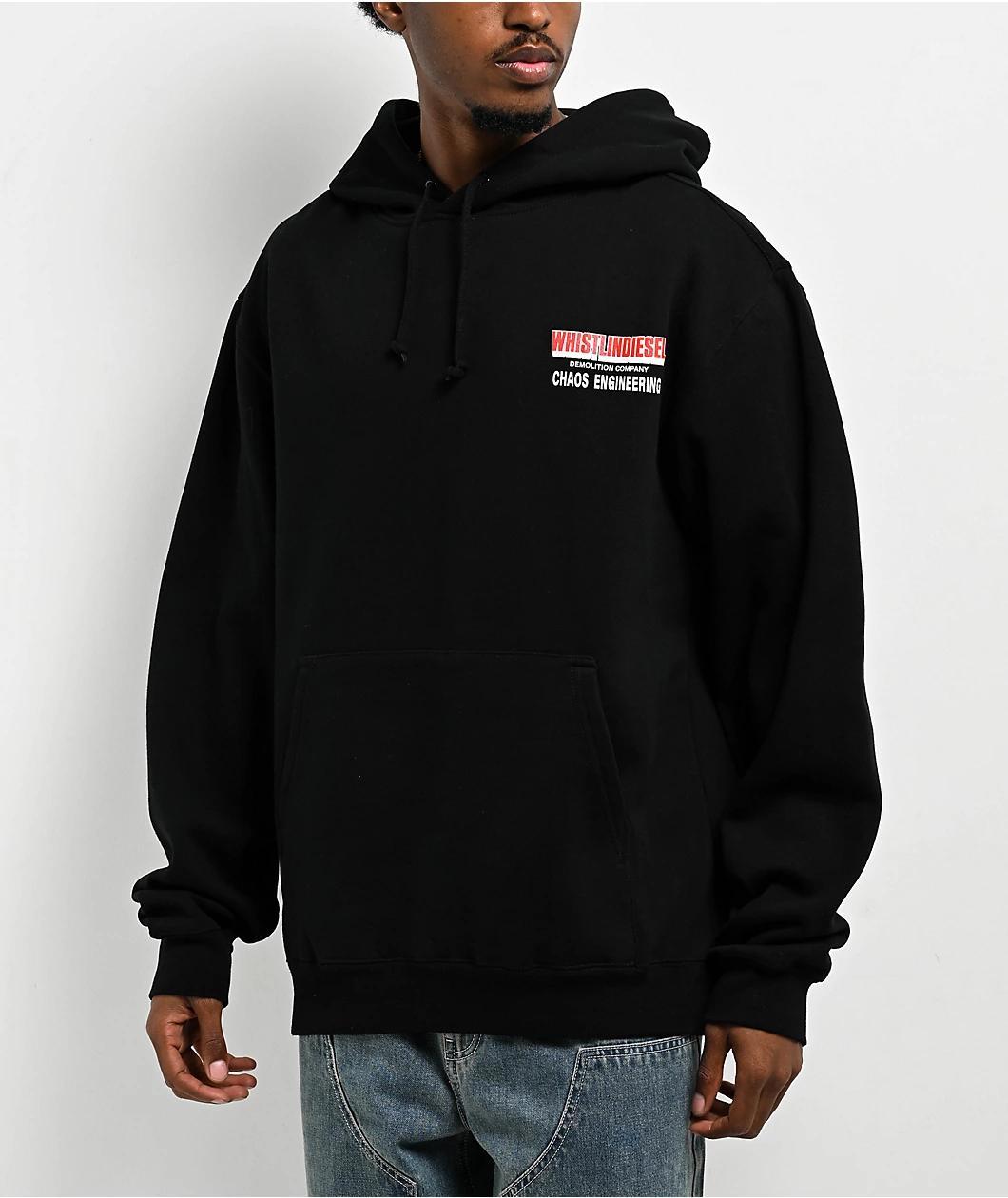 WhistlinDiesel Chaos Engineering Black Hoodie Product Image