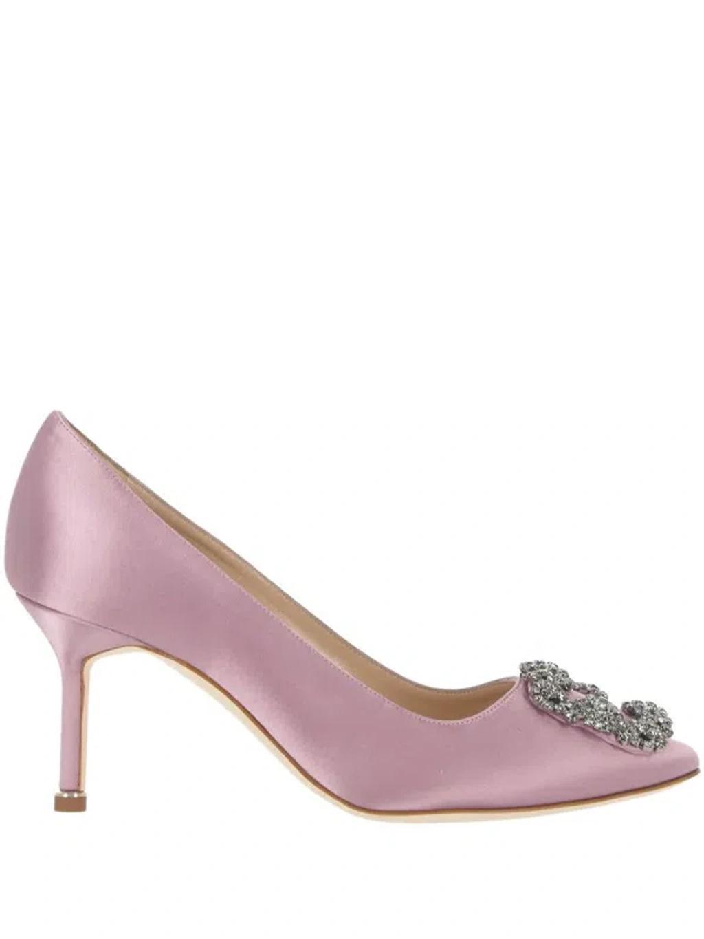 MANOLO BLAHNIK With Heel In Violett Product Image