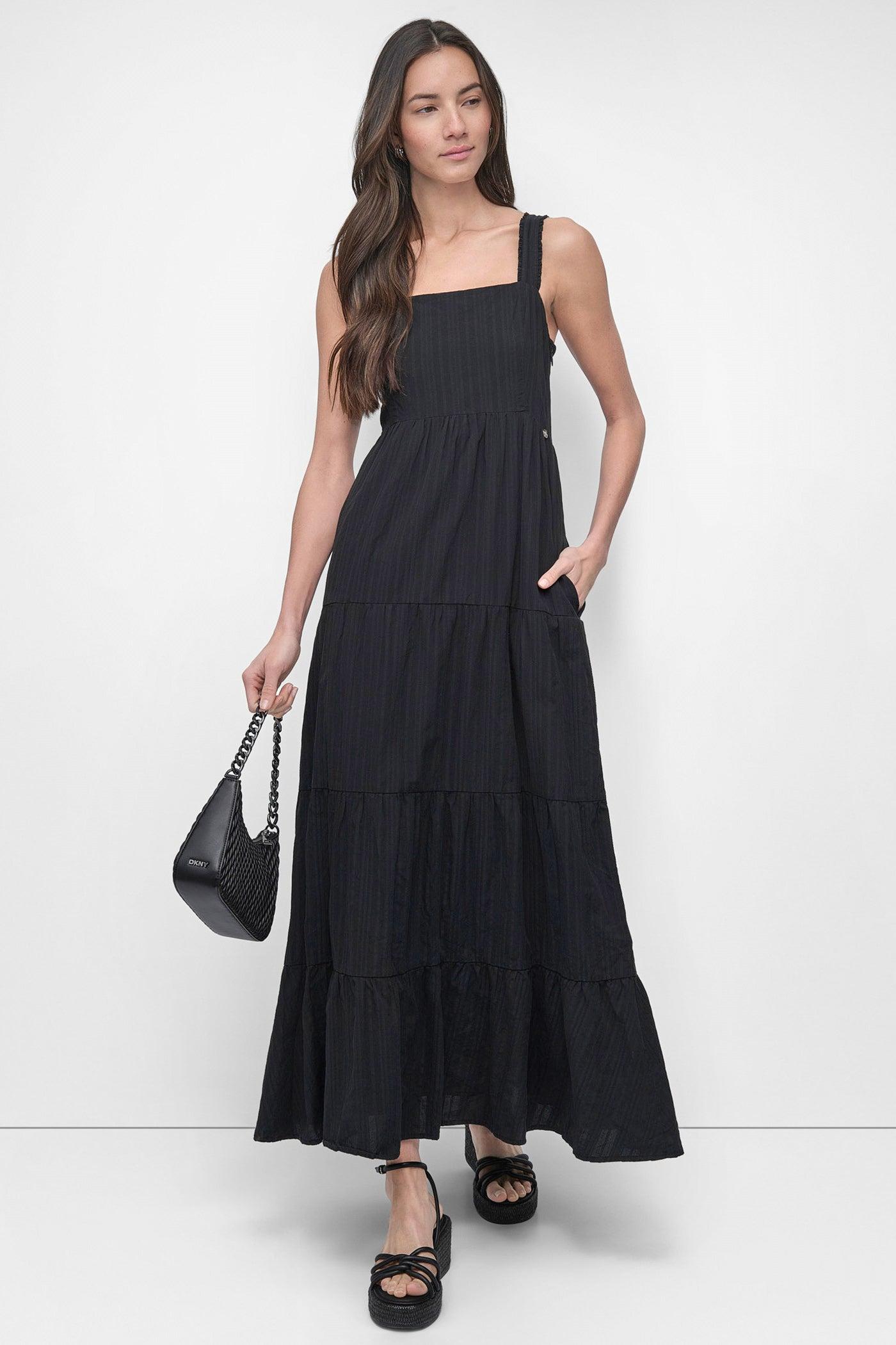 TIERED MAXI SWING DRESS Product Image