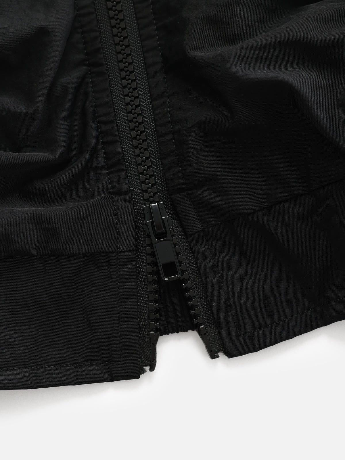 Aelfric Eden Patchwork Wrinkle Cropped Jacket Female Product Image