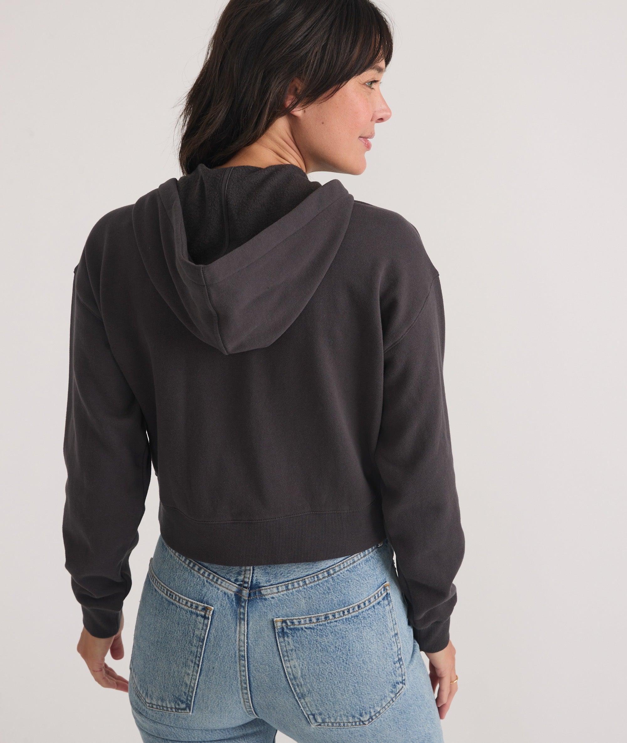 Anytime Cropped Full Zip Sweatshirt Product Image