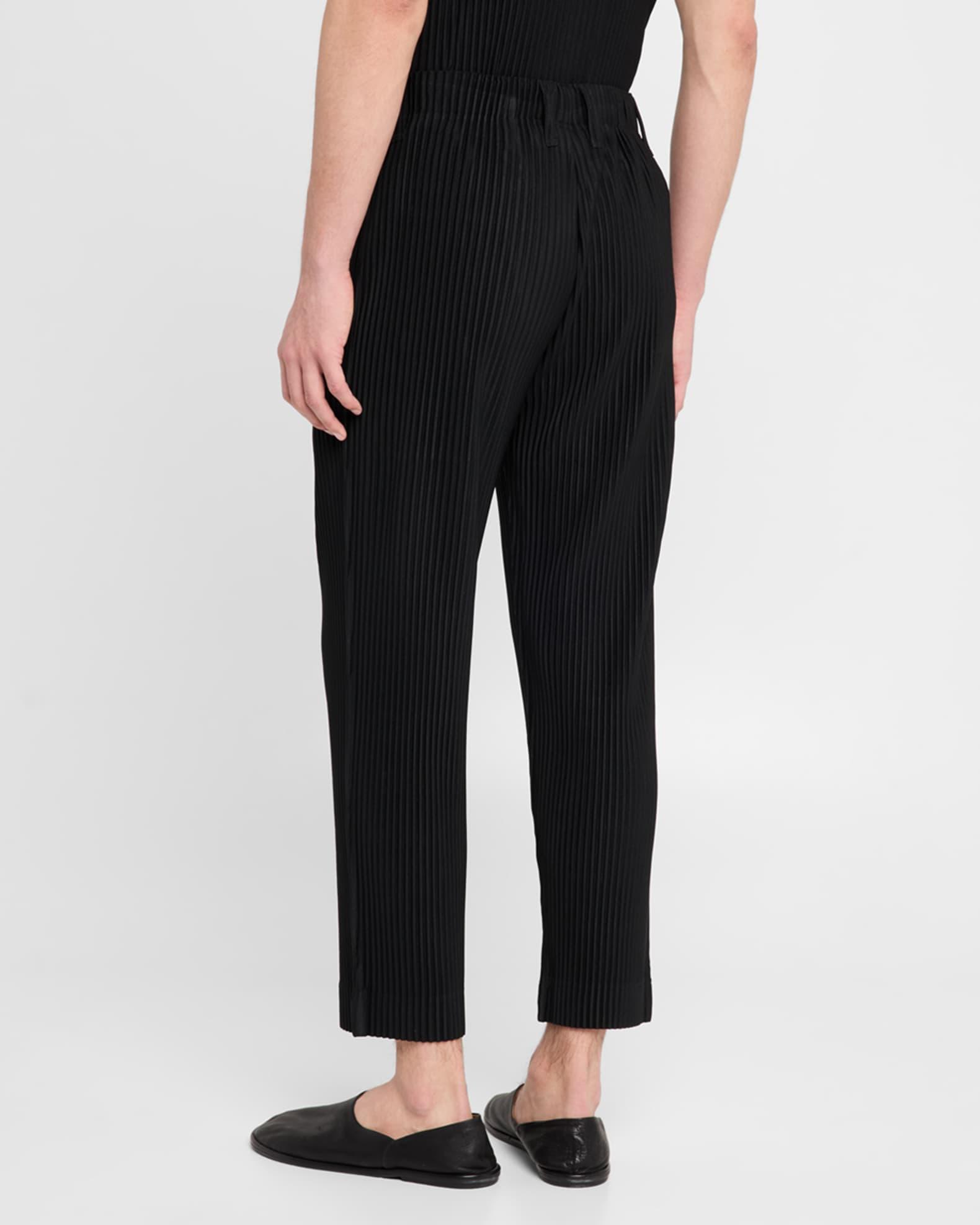 Men's Pleated Flat-Front Pants Product Image