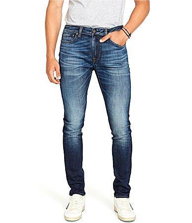 Buffalo David Bitton Skinny Max Fit Dark Wash Jeans Product Image