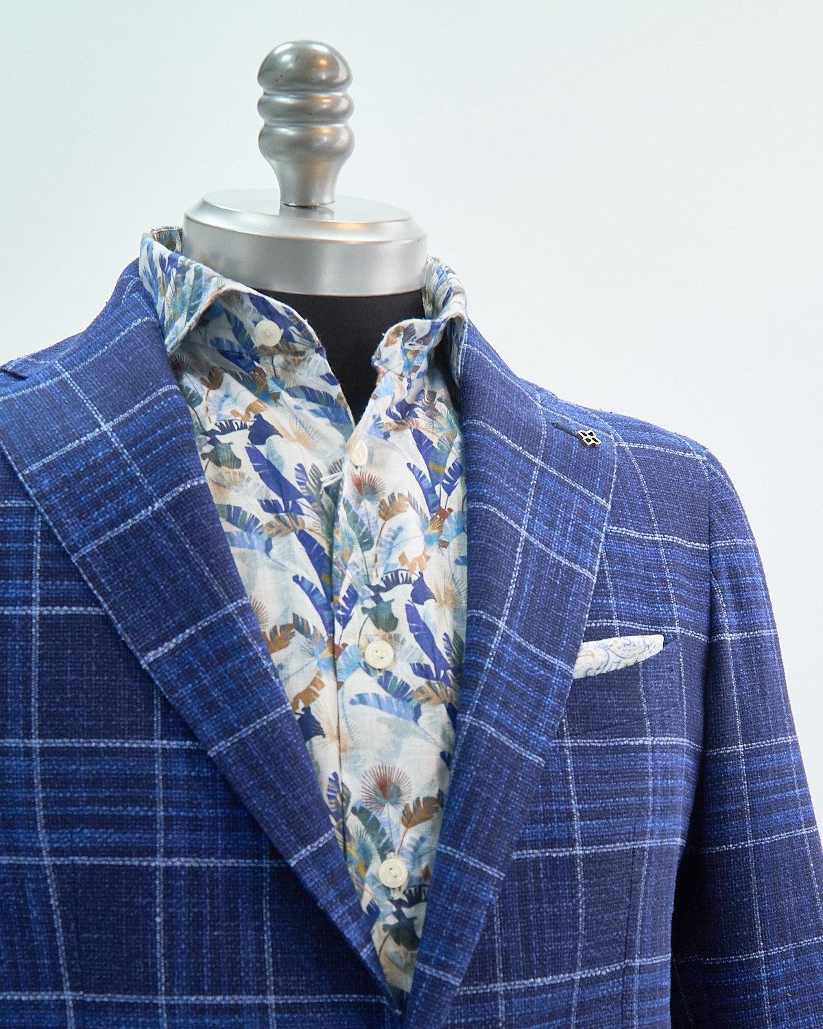 Tagliatore Plaid Check Blazer Product Image