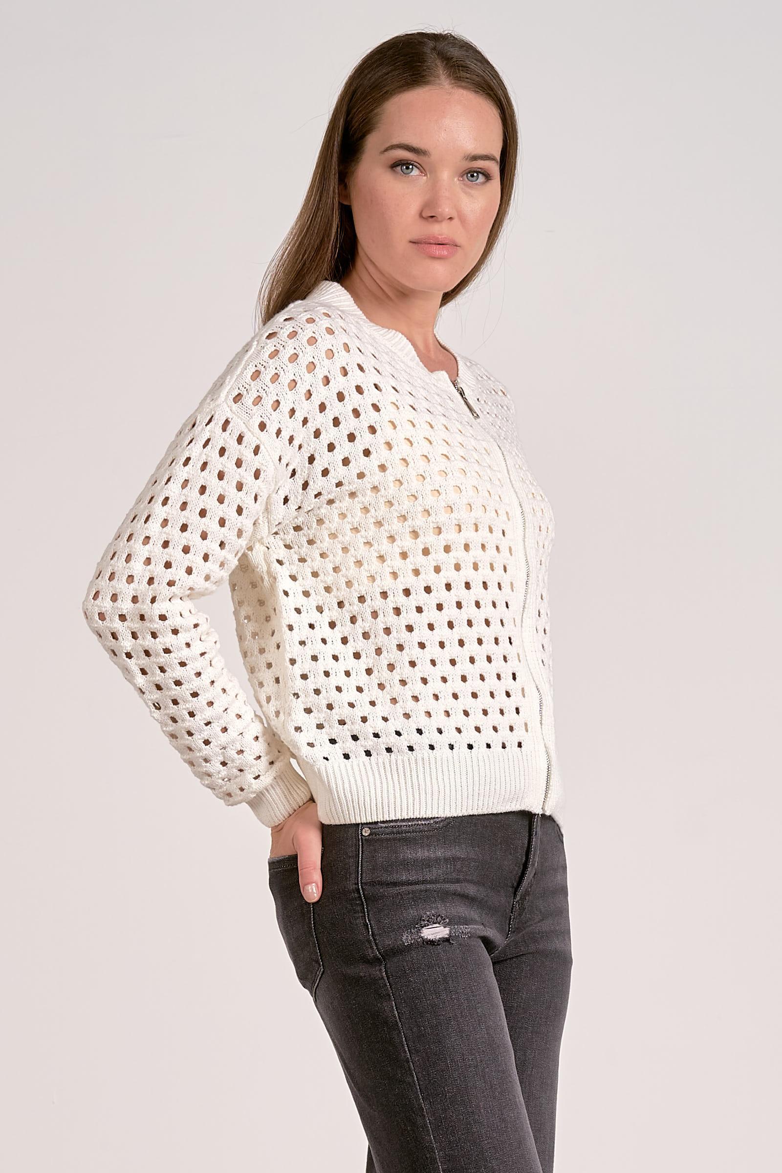 Zip Up Sweater Cardigan Product Image