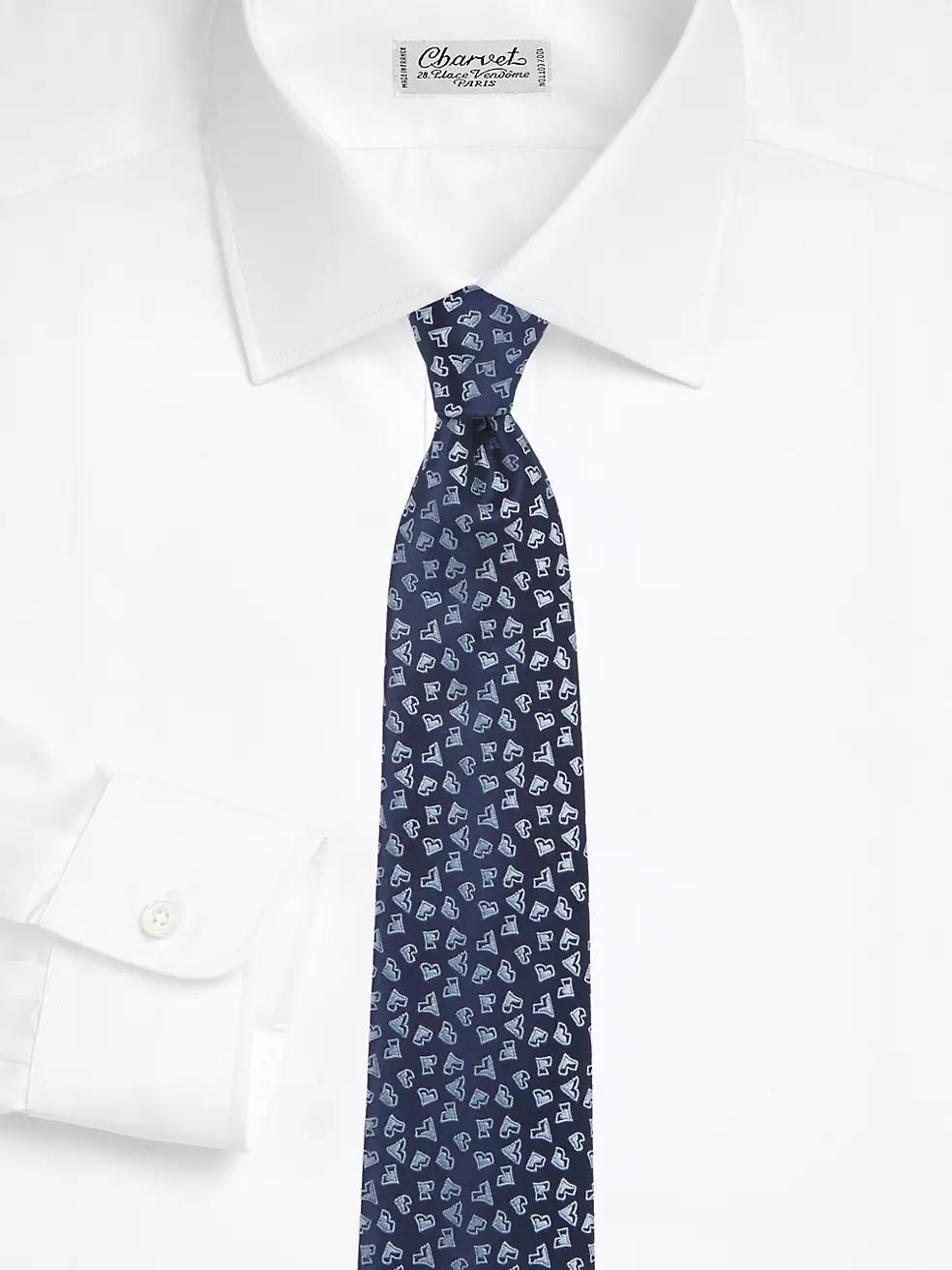 Neat V Silk Tie Product Image