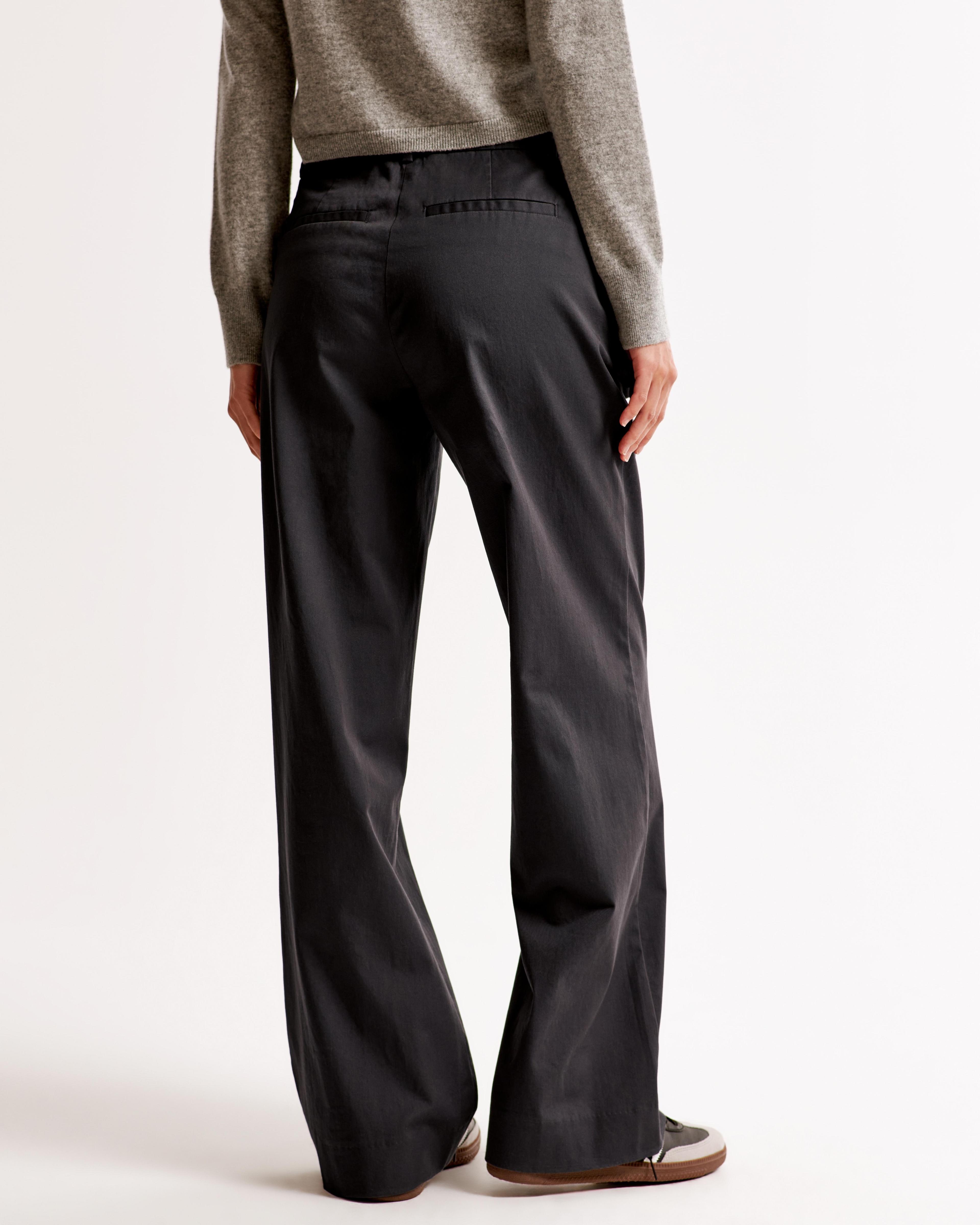 A&F Sloane Low Rise Tailored Twill Pant Product Image