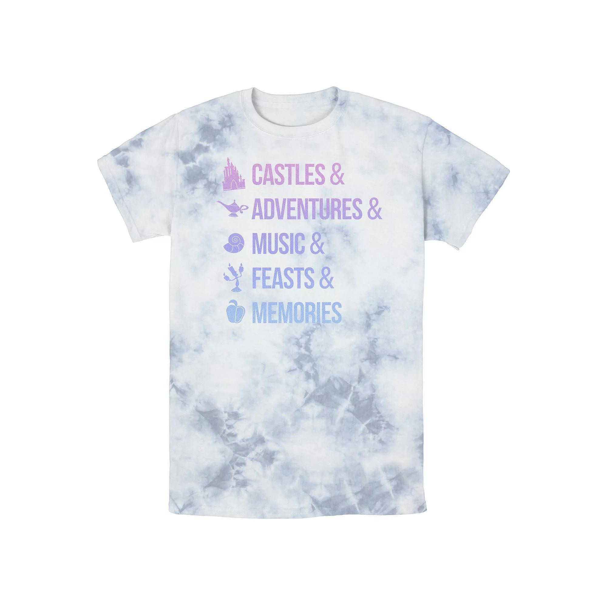 Men's Disney Iconic Princes White Font Bomabrd Wash Tee,  Product Image