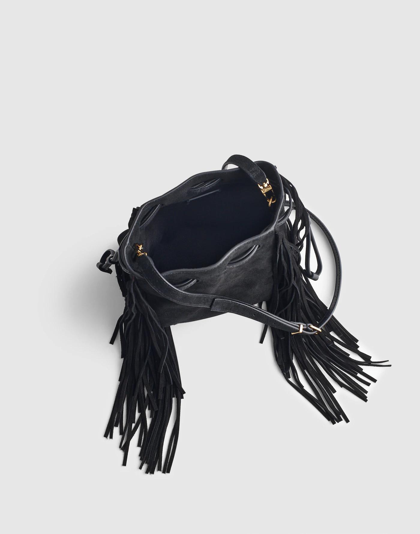 The Mini Drawstring Crossbody Bucket Bag Product Image