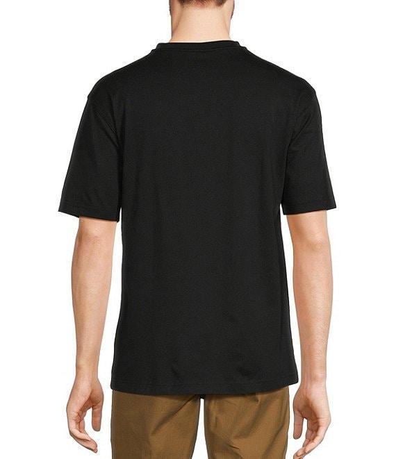 L.L.Bean Carefree Unshrinkable Traditional Fit Short Sleeve Henley T-Shirt Product Image
