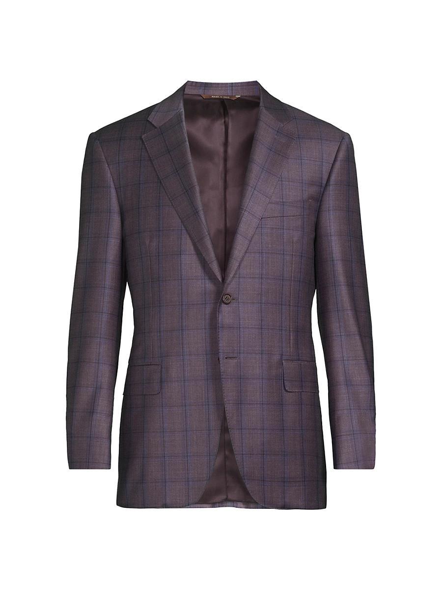 Mens Siena Micro Check Wool Sportcoat Product Image