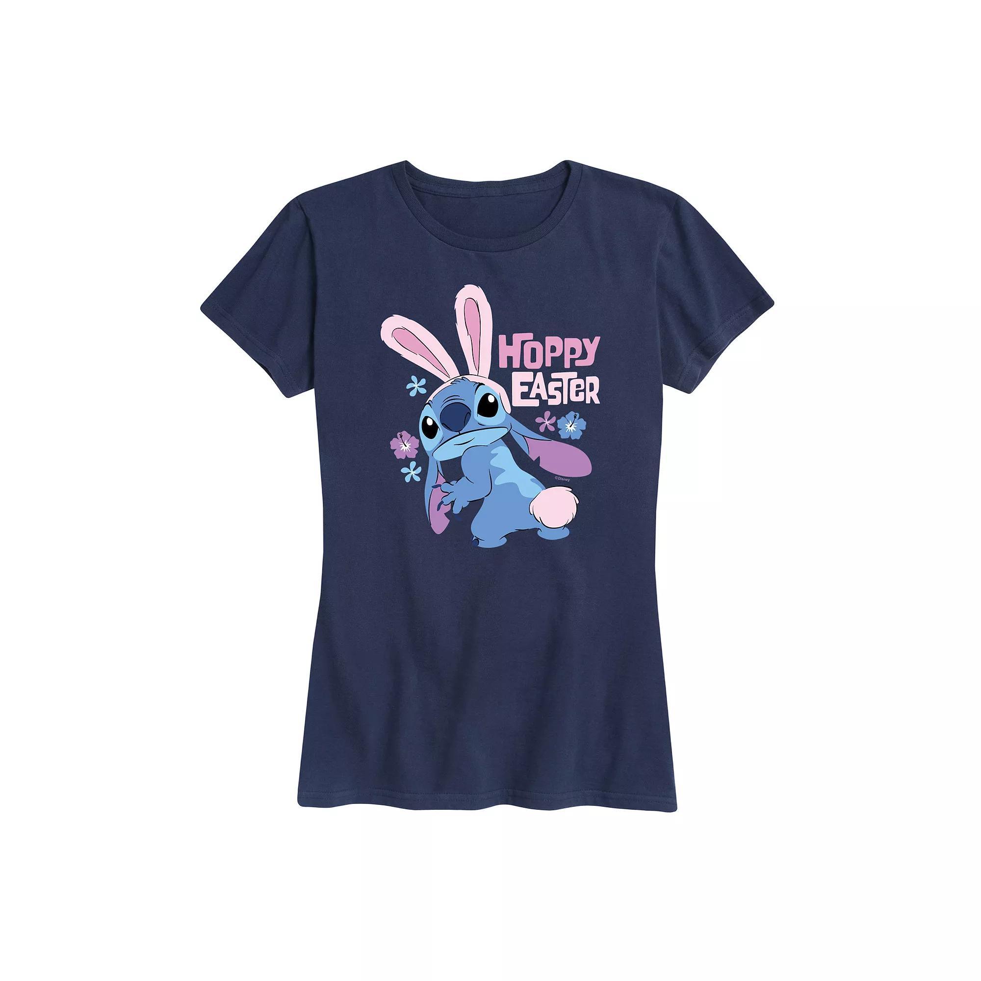 Disney's Lilo & Stitch Women's Hoppy Easter Graphic Tee,  Product Image