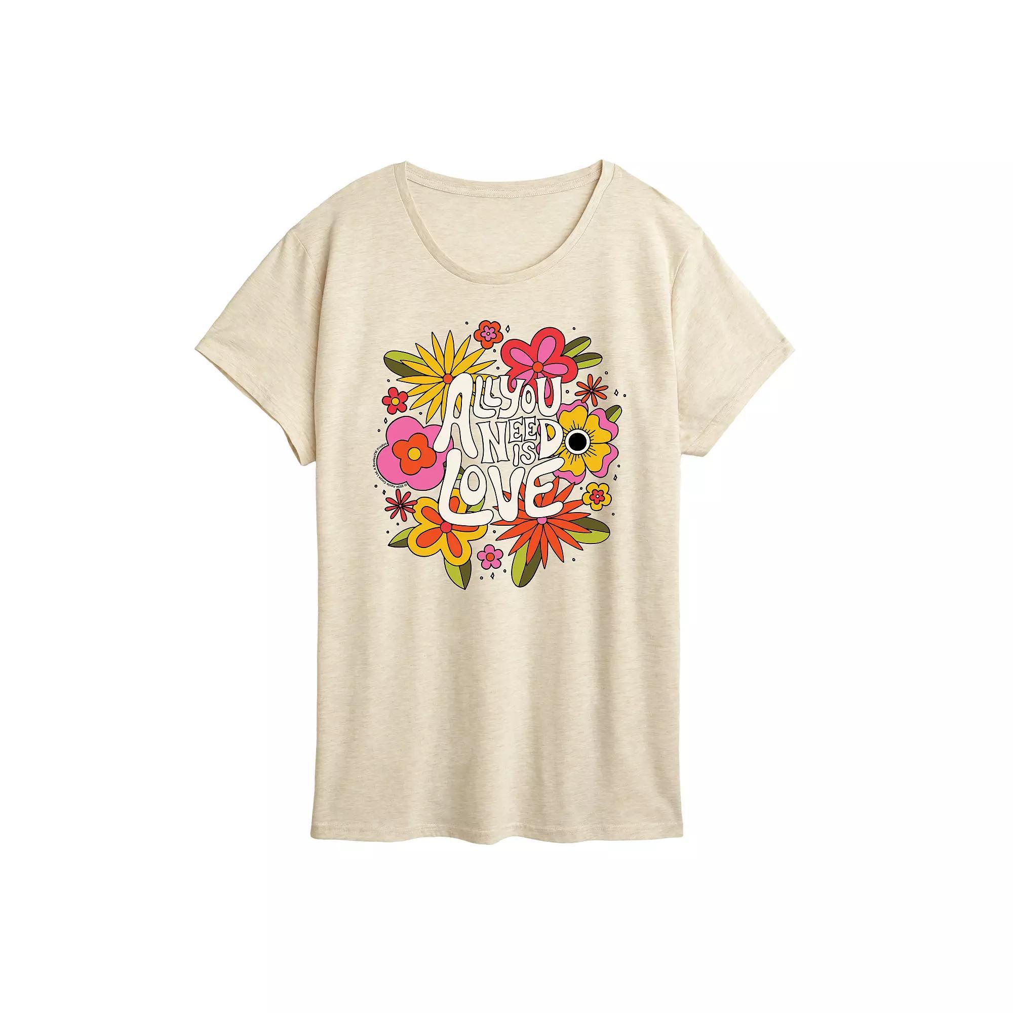Women's The Beatles All You Need Is Love Graphic Tee,  Product Image