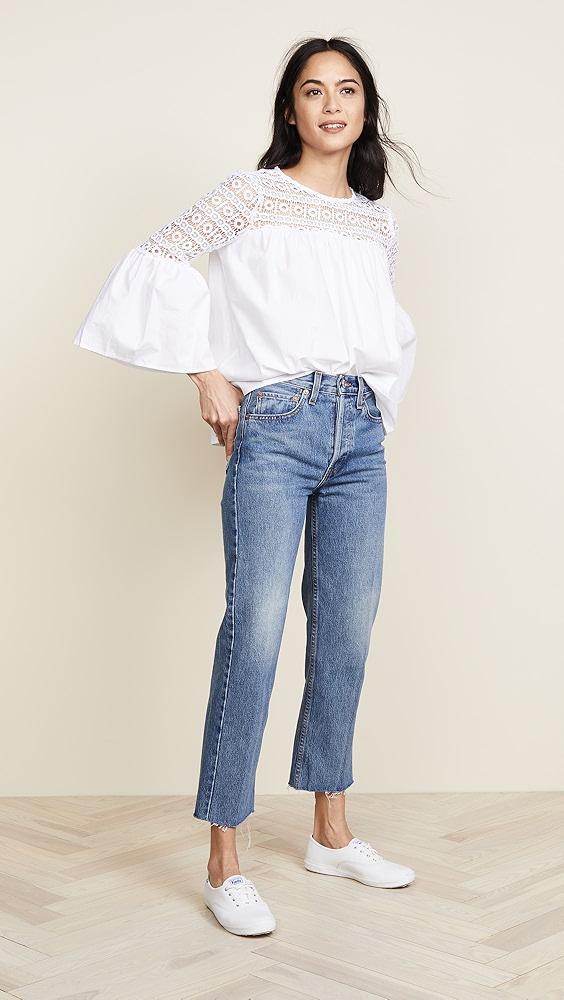 endless rose Crochet Blouse | Shopbop Product Image