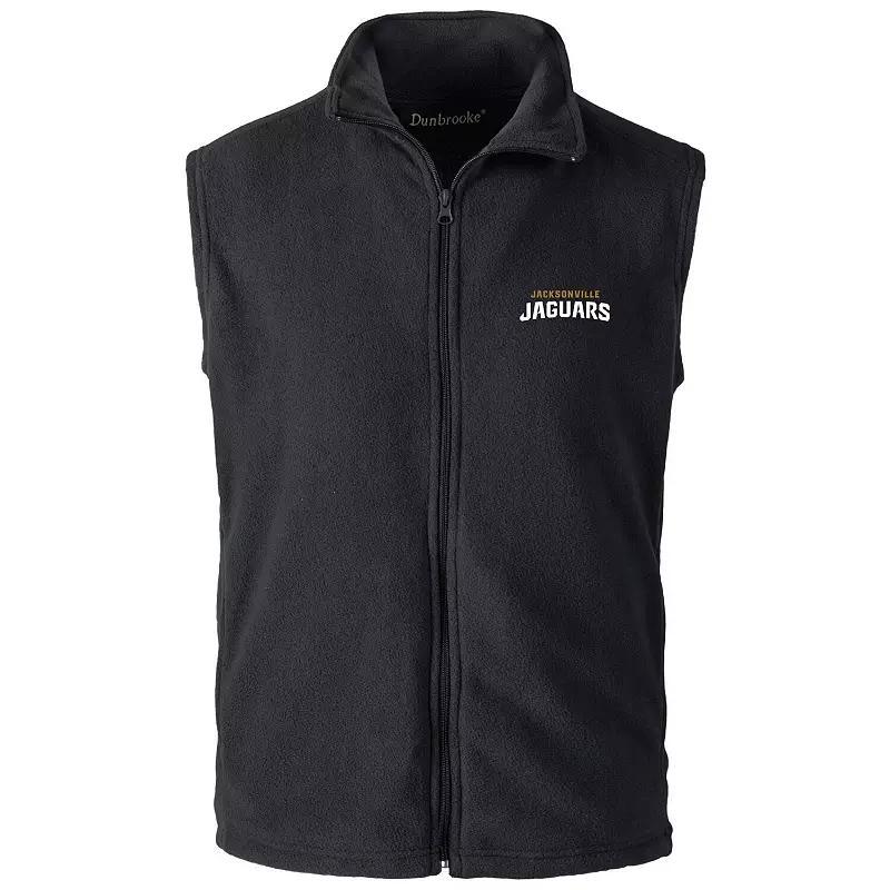 Men's Black Jacksonville Jaguars Houston Fleece Full-Zip Vest,  Product Image