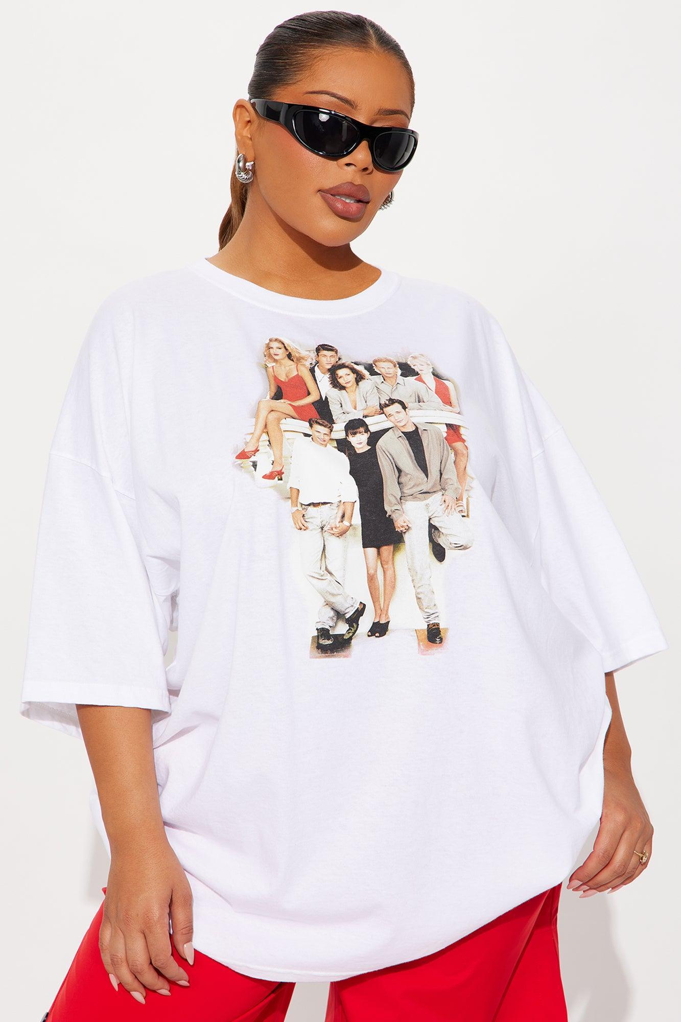 Beverly Hills 90210 Oversized Tee - White Female Product Image