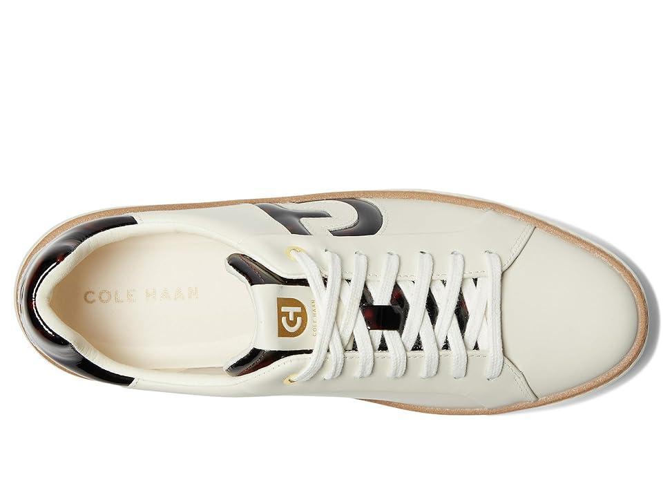 Cole Haan Grandpro Topspin Sneakers (Ivory/Tortoise Patent) Women's Shoes Product Image