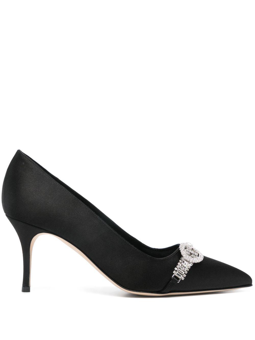 MANOLO BLAHNIK Pointed High Heels In Black Product Image