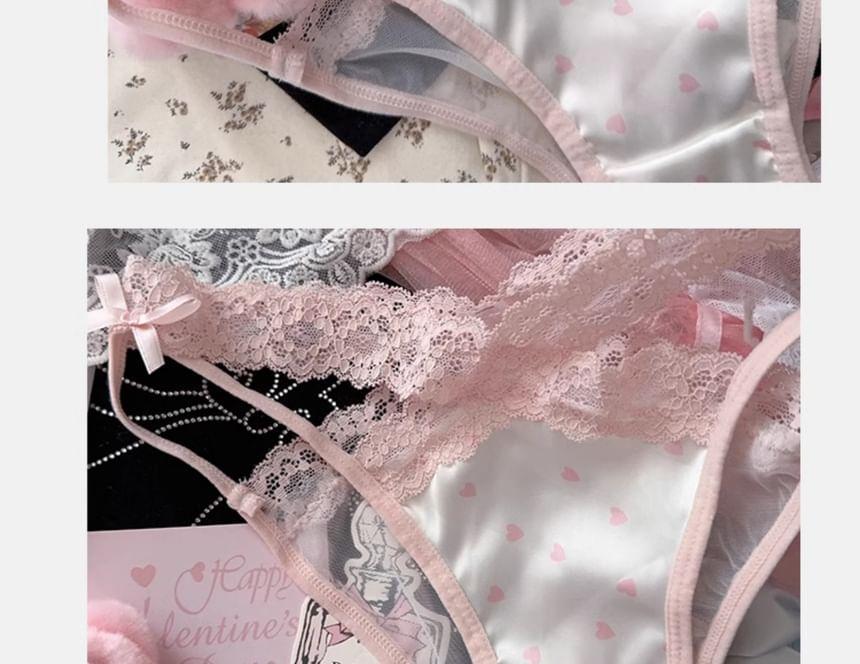 Lace Trim Panties Product Image