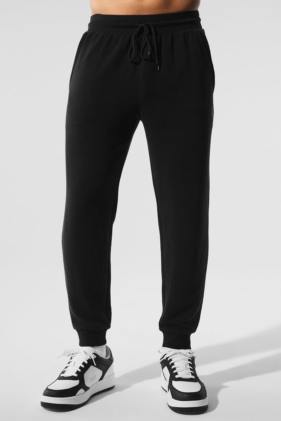 Micro Waffle Fast Break Jogger - Black Product Image