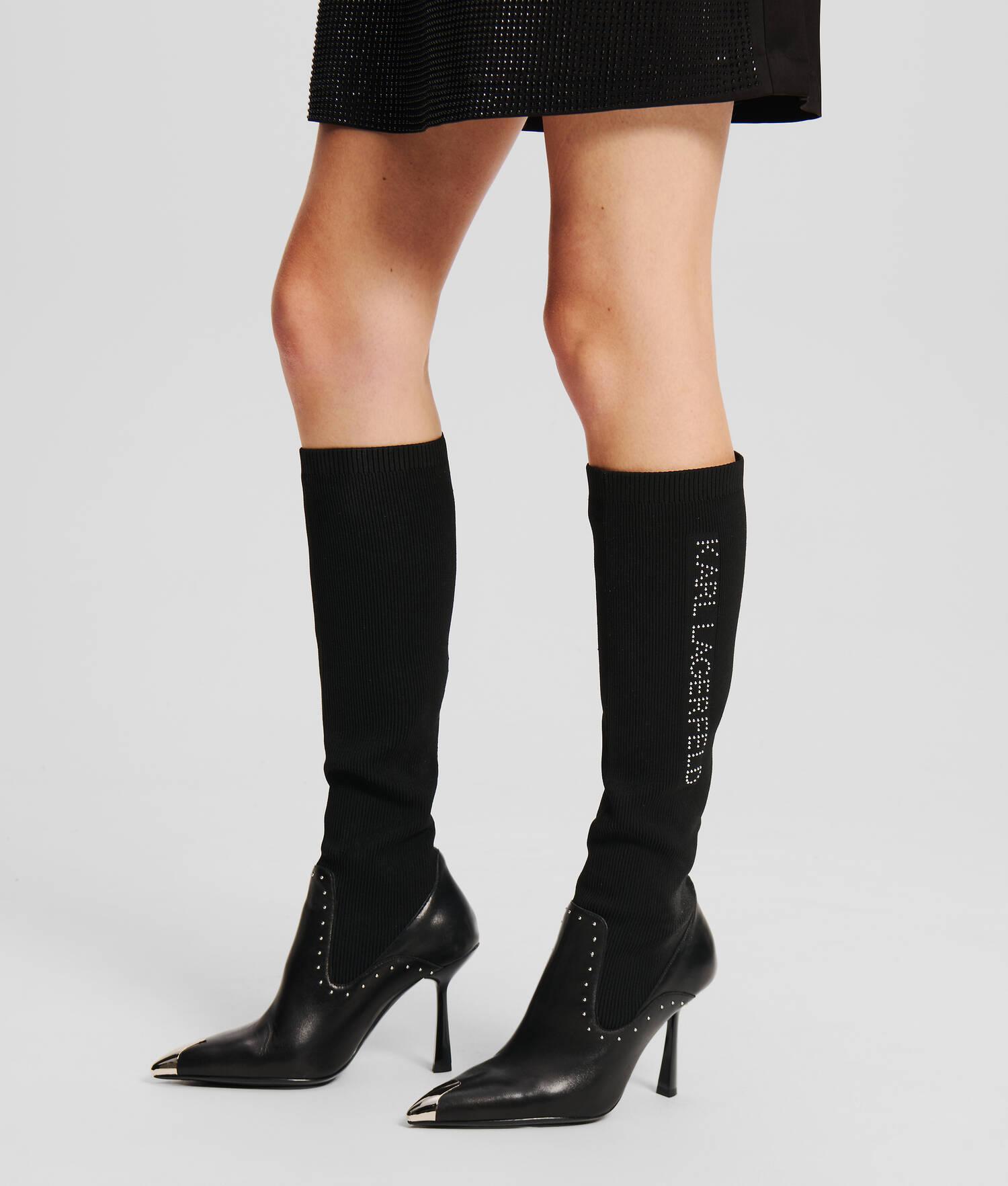 PANDARA STUDDED KNEE-HIGH BOOTS Product Image