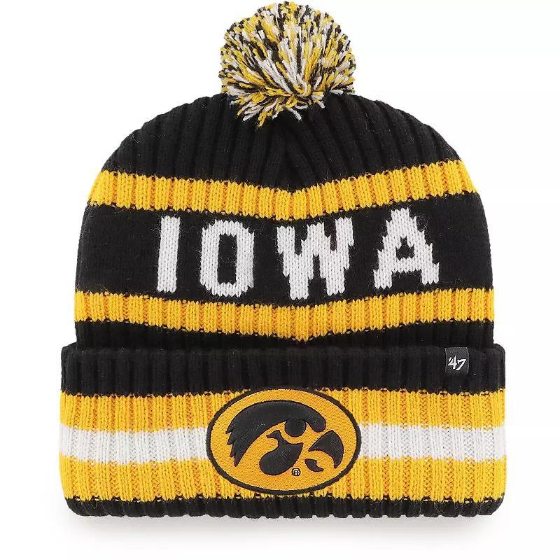 Mens 47 Iowa Hawkeyes Bering Cuffed Knit Hat with Pom Product Image