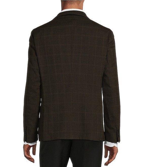 Hugo Boss Slim Fit Check Pattern Wool Blend Sport Coat Product Image
